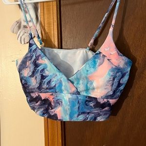 SHEIN Allover Graphic Bikini top